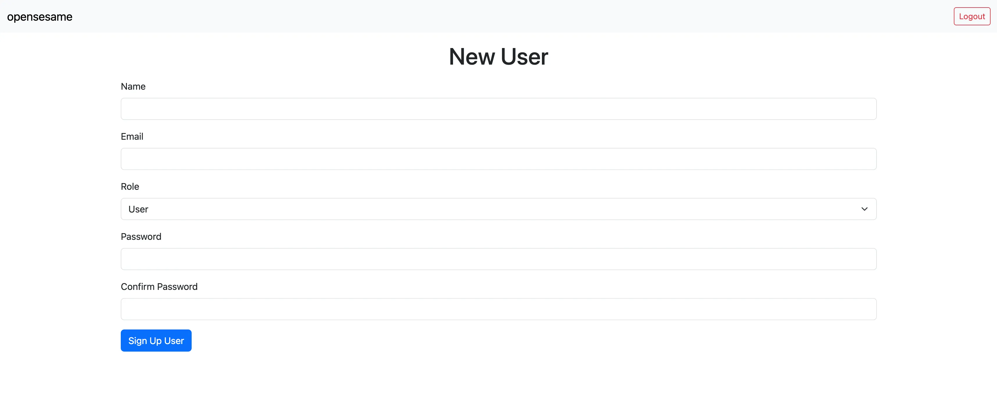 OpenSesame admin console